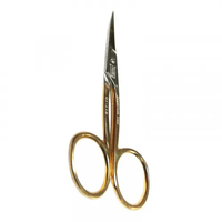 Premium ножиці для нігтів золоті Zauber-manicure 01-118